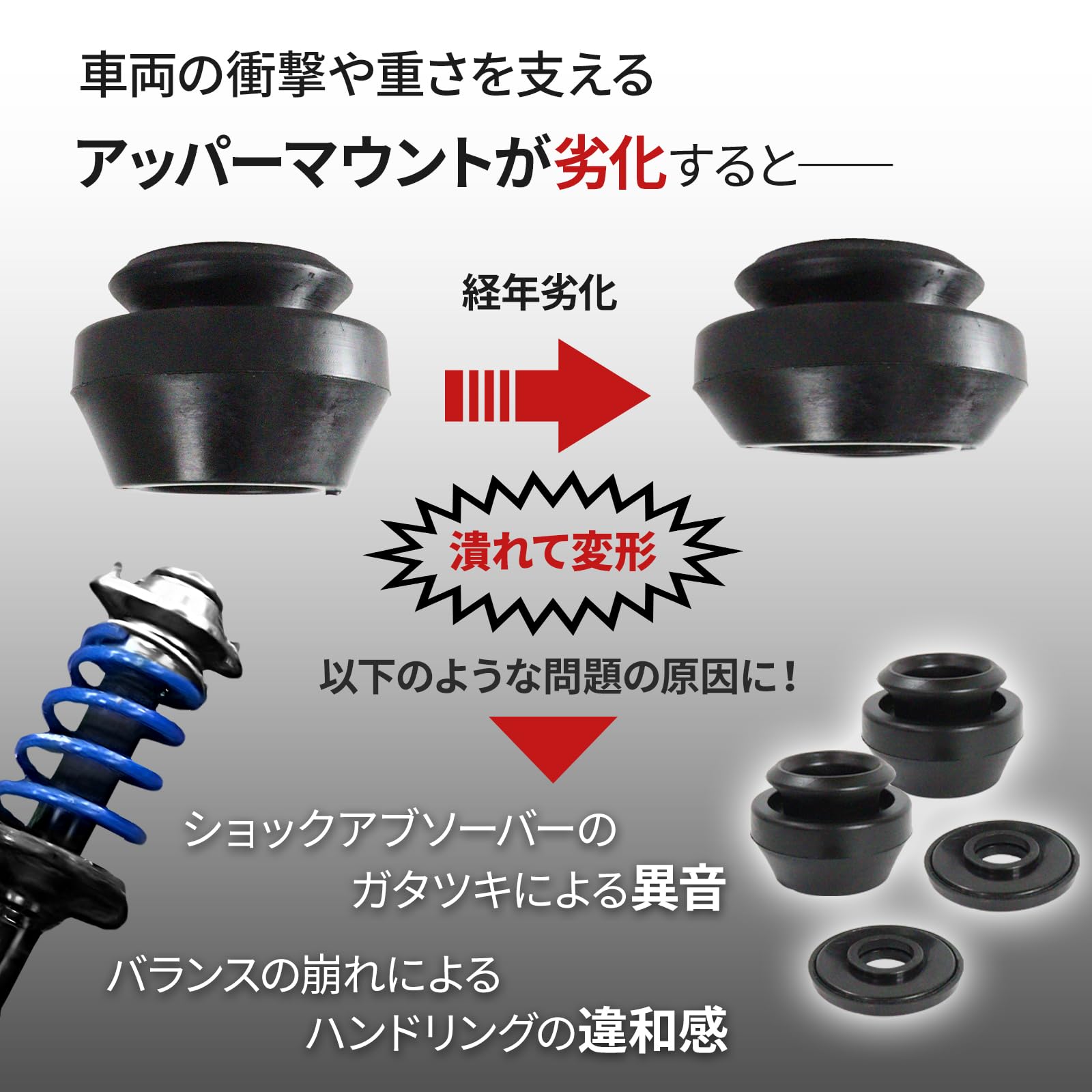 Amazon | にしはや スズキ エブリイ アッパーマウント キット 左右