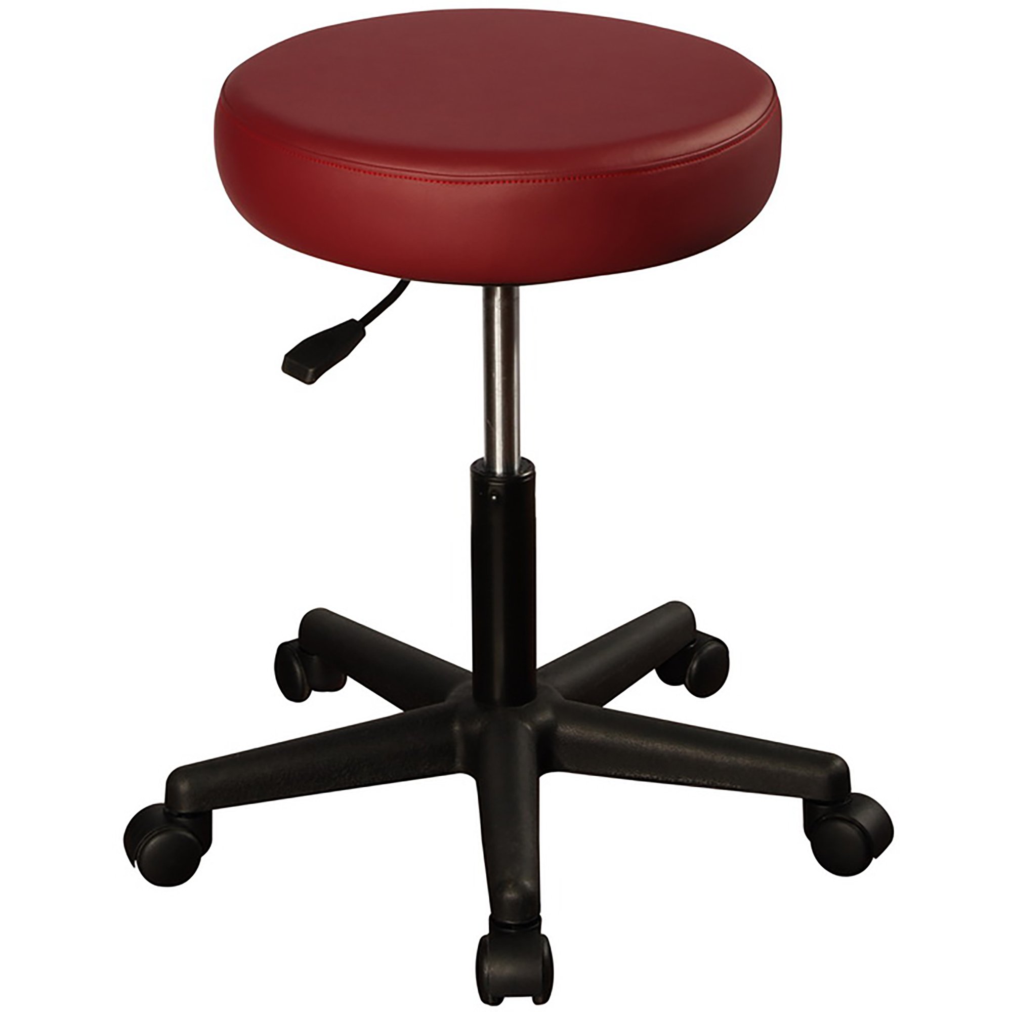 Master Massage - Taburete giratorio de oficina para spa clínico, hidrolica, hidrolica, color negro 4