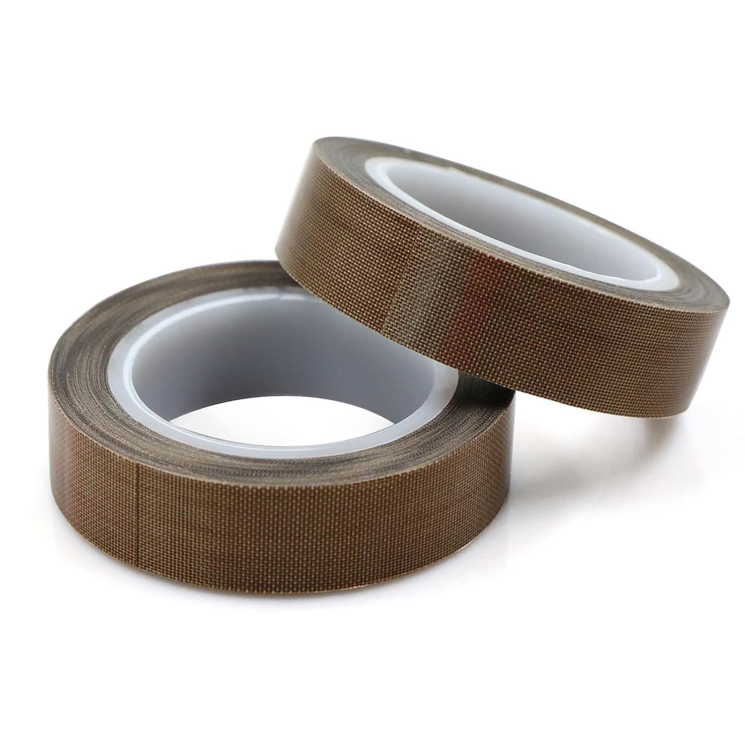 Xspring Teflon Fabric Tape, 2Pcs PTFE Fabric Tape, 20MM x 10M Fiberglass Adhesive Tape with Insulation Wear Resistant Coated for Vacuum Sealer Machine, Compatible with FoodSaver, Seal A Meal, Weston