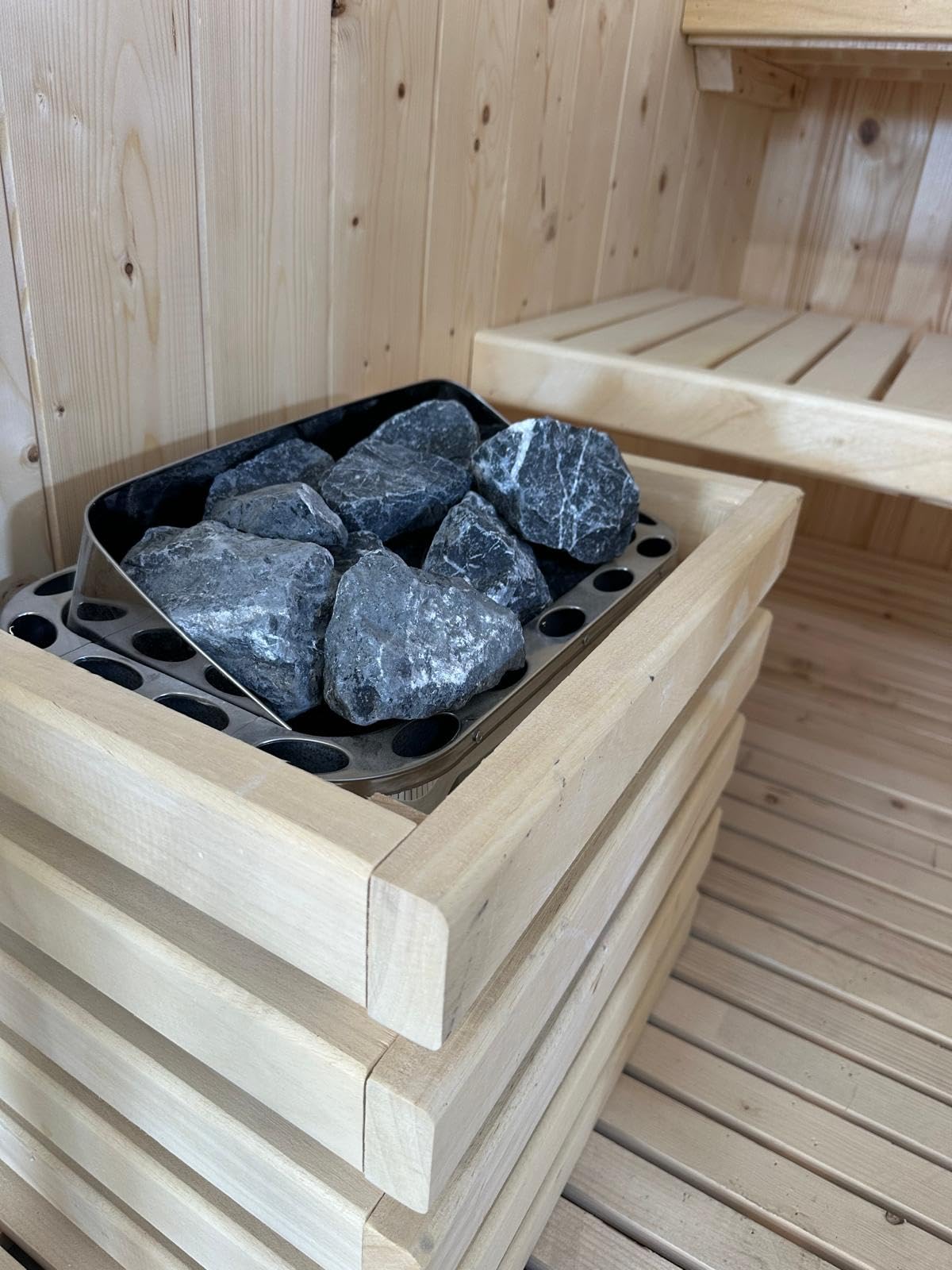 Mondospa Pierres de lave pour Sauna finlandais 17 kg