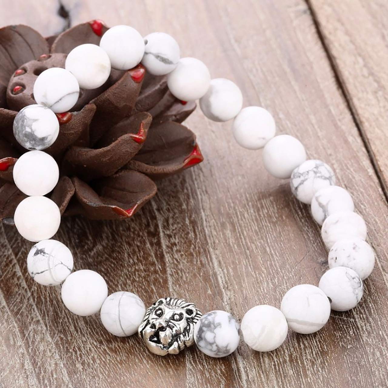 ホワイトセラミック バングル ストーン付き ムーンストーンバングル（ ホワイトラブラドライト ） | SAKURA STONE