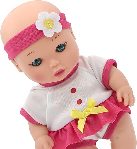 Miniatura 4 de New Adventures Magic Nursery: Love Buckets - Juego de muñecas de bebé de 8 pulgadas, juego de baño para niños mayores de 2 años