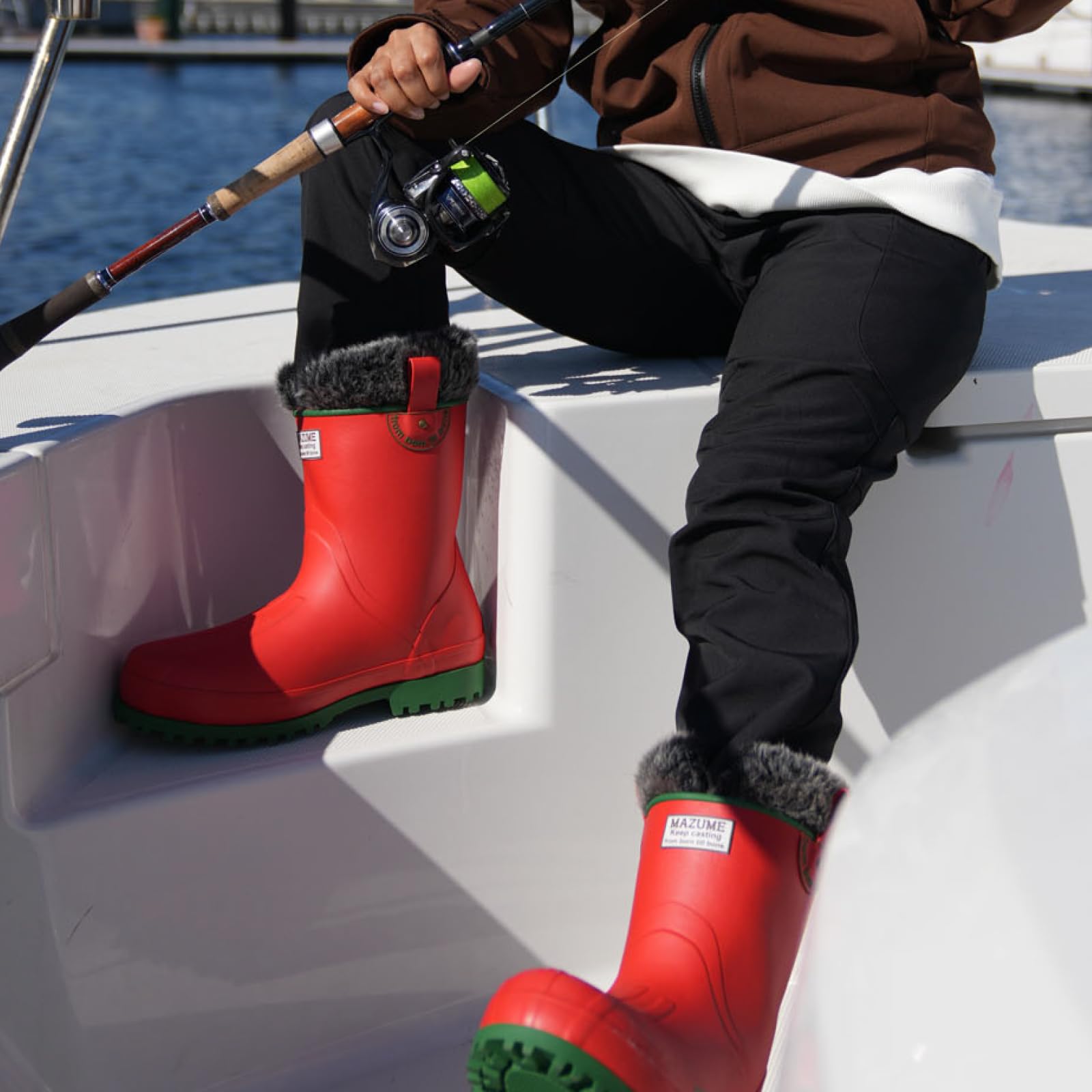 mazumeウインタースーツ　サイズM Amazon | MAZUME(マズメ) MZX ウィンターブーツ MZXRB-005-06 ブラック