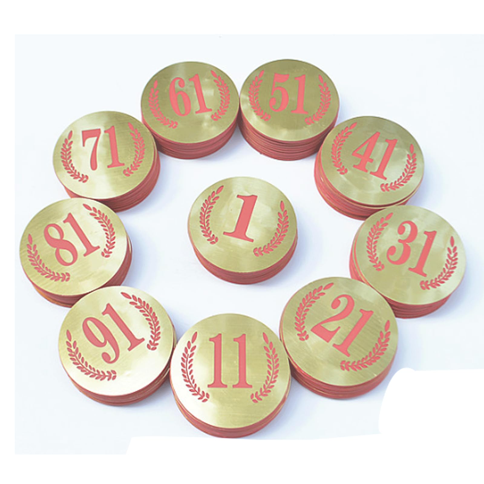 Porte-Cartes de Table à Longue Tige en Acier Inoxydable, 10 pièces, Rond, pour Cartes de siège, Porte-numéro de Table, Pince en métal pour dîners