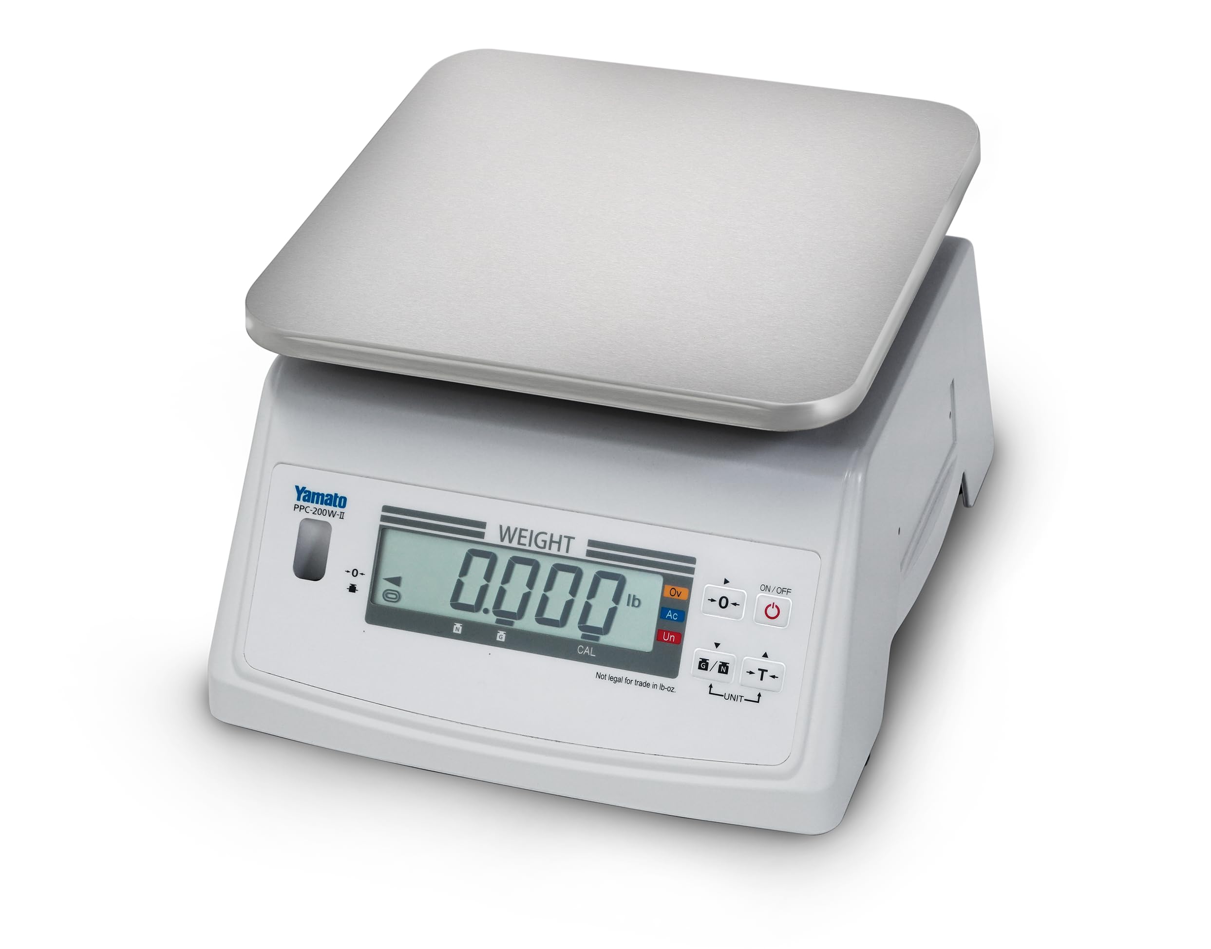 Yamato PPC-200W-II-40, Upgraded PPC Series Washdown Portion Control Scale, 40lb x 0.02lb, NTEP
