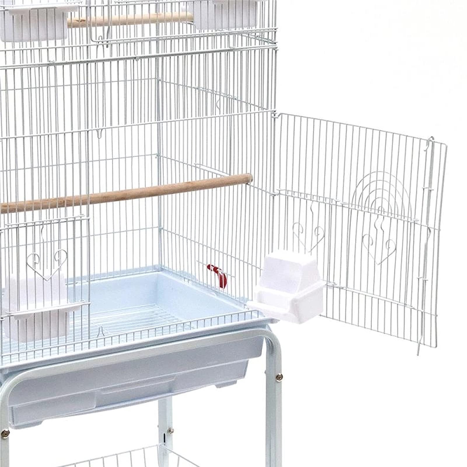 Gabbia per Uccelli Gabbie per Uccelli Gabbia Metallica Pappagallo Forniture per nidi di Uccelli Forniture per Animali Domestici per Uccelli di peonia