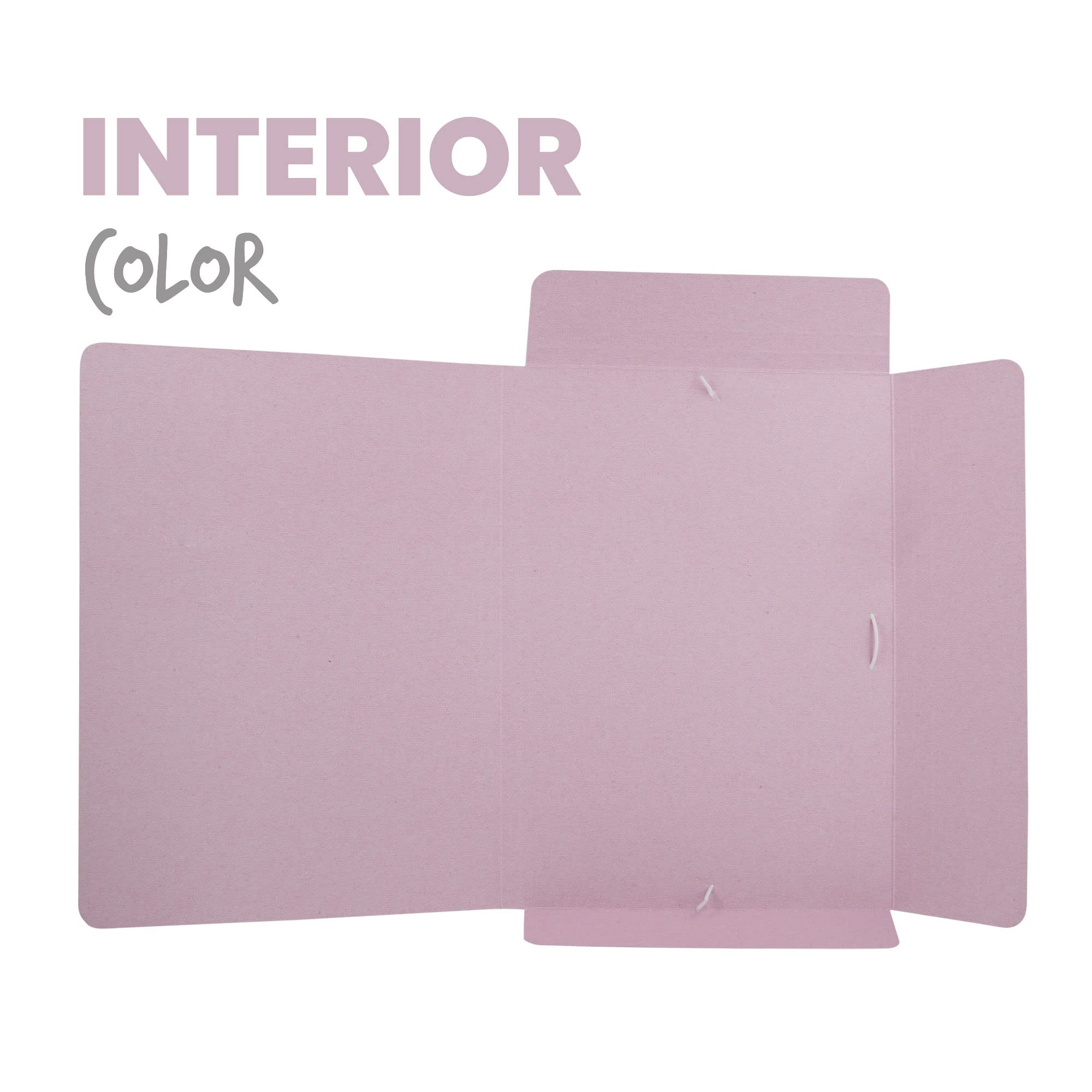 Cartoncini in cartone StarPLAST - Confezione da 20 cartelline con lembi e elastico, formato A4, 5 colori pastello