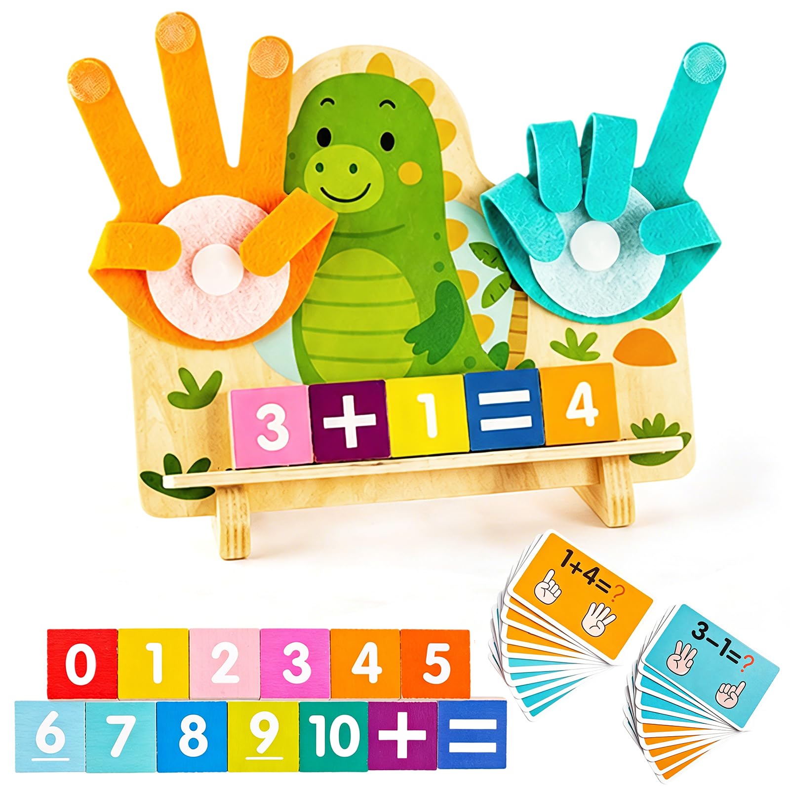 Educational Kids Toys - Montessori Wooden Counting Toys for Toddler