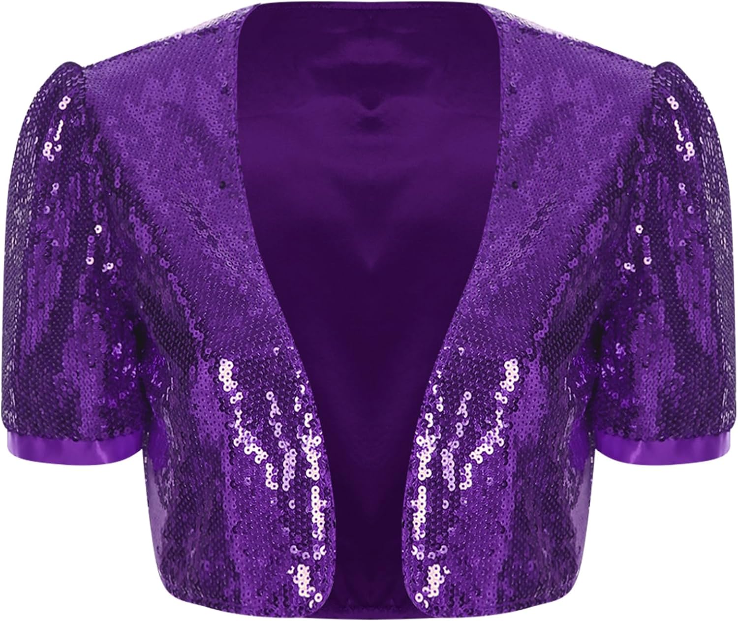 Bolero, cardigan, voor dames, zomer, korte mouwen, losse gebreide jas, strand, vakantie, tops, bolero's voor dames, bolero, wit, wit, M