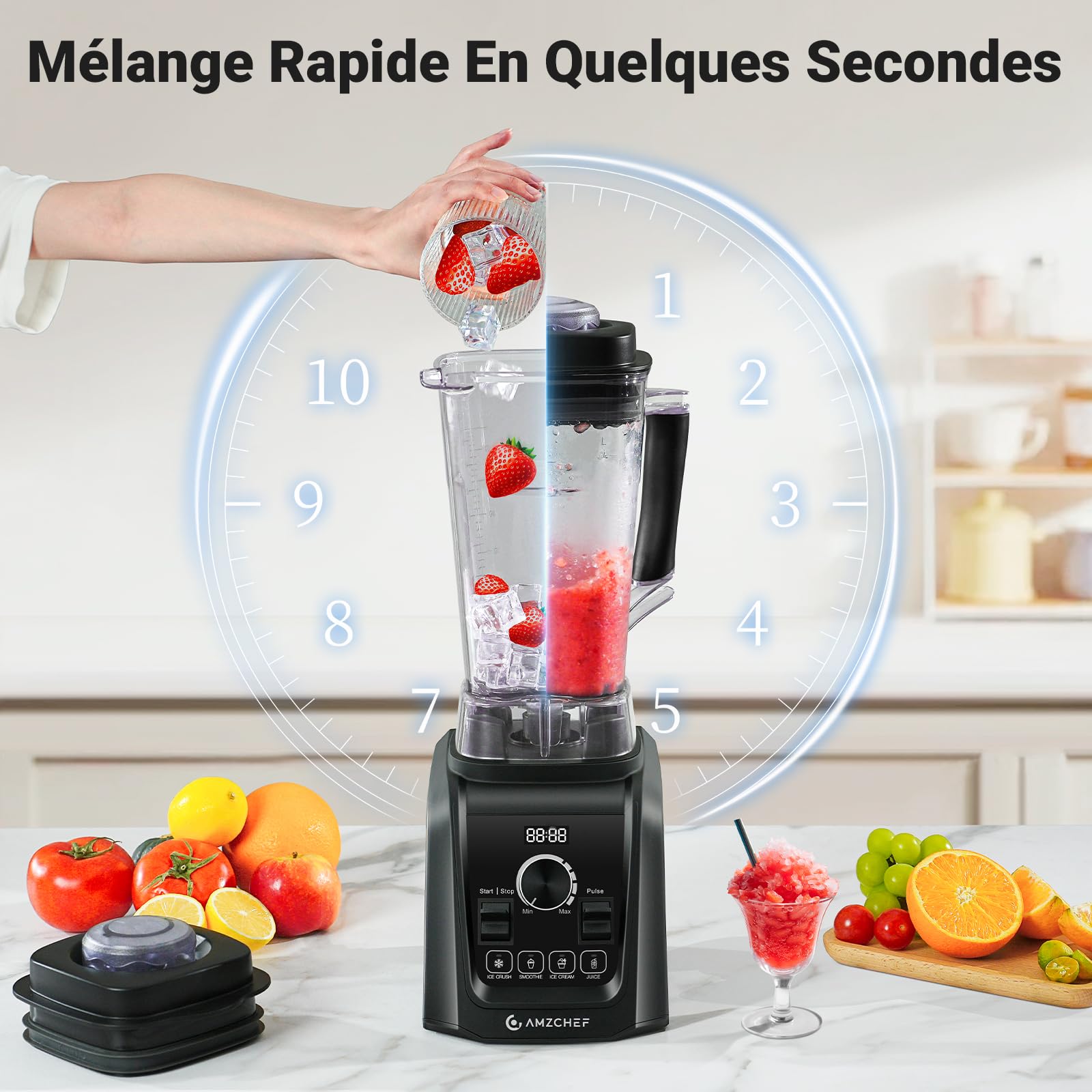 Mixeur à Main Salter Retro 3-en-1 600W – Avec Fouet, Lames Inox Et Bol Hachoir 500ml | Parfait Pour Sauces, Soupes, Crèmes Et Hachages Légers