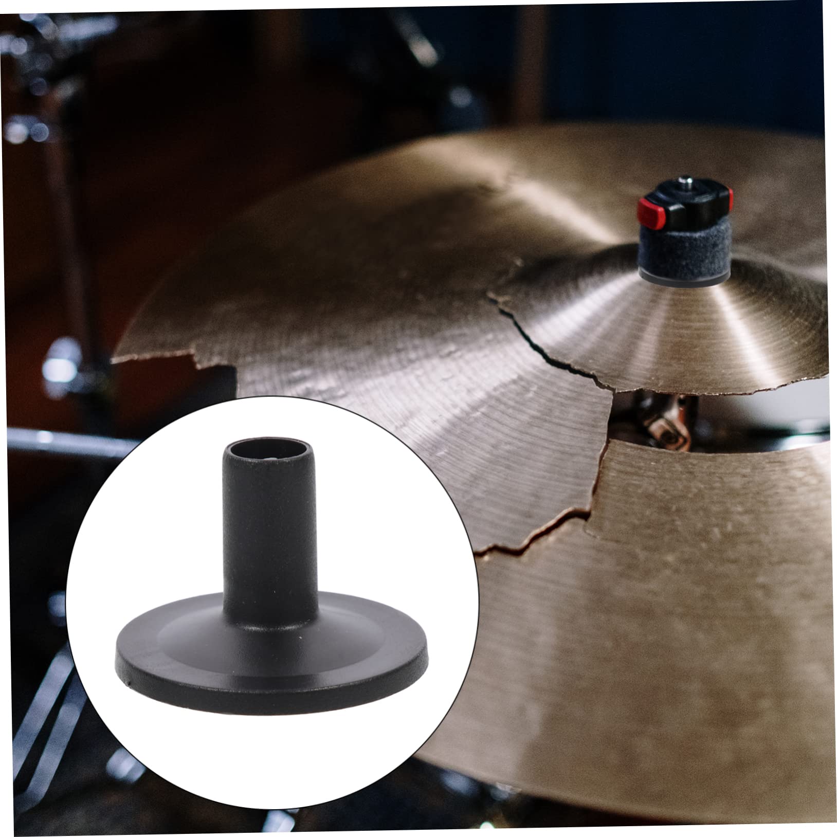 Toyvian 3sets Cymbal Supplies Drum Cymbal Sleeves Plastic Sleeve Set Drum Accessories Replacement 10pcs*3