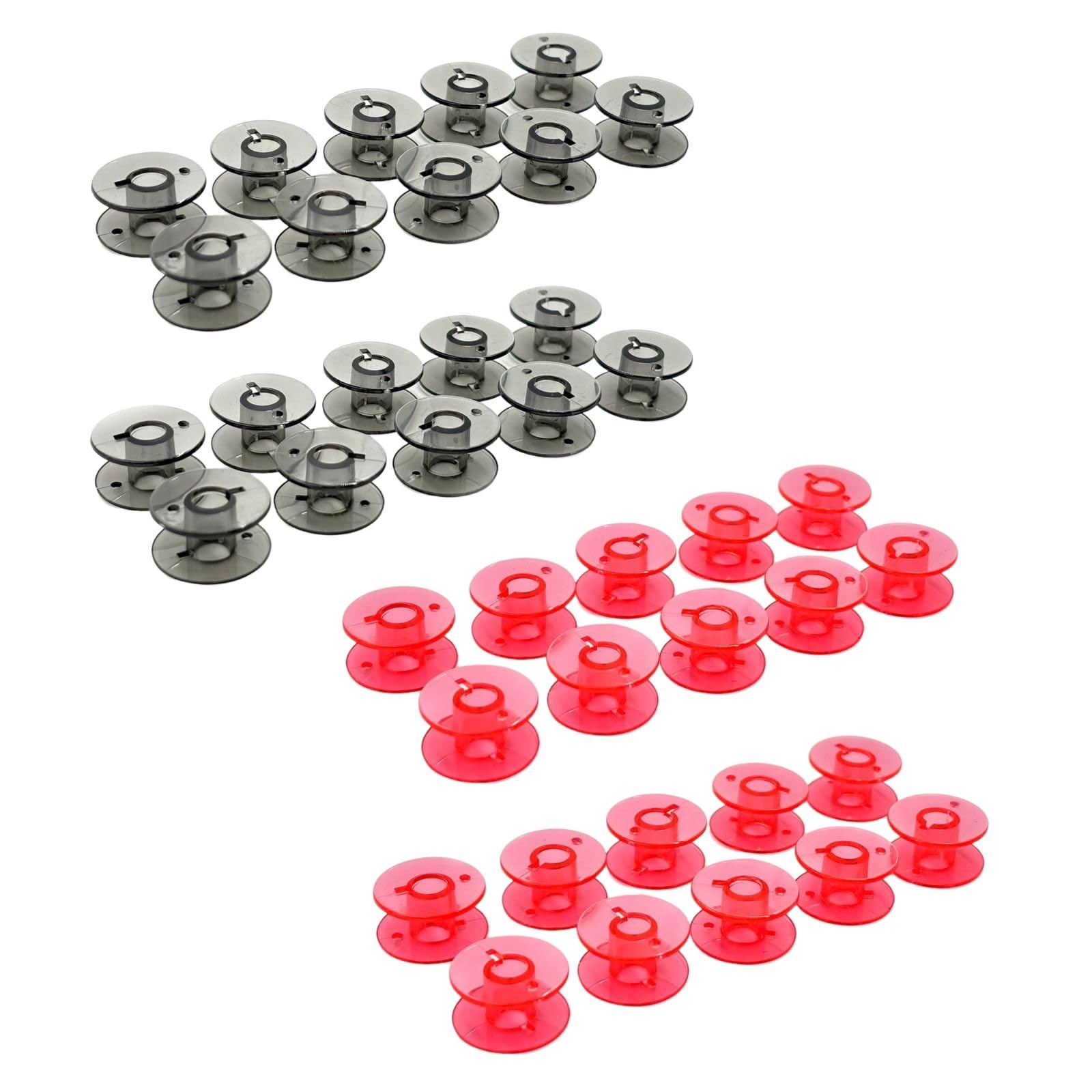 Zenith Pink+Black (10+10) Imported Plastic Bobbins for All Domestic Automatic and Manual Sewing Machines.Suitable for Models Like Singer, Usha Janome, Brother, Rajesh. — Amazon image 21