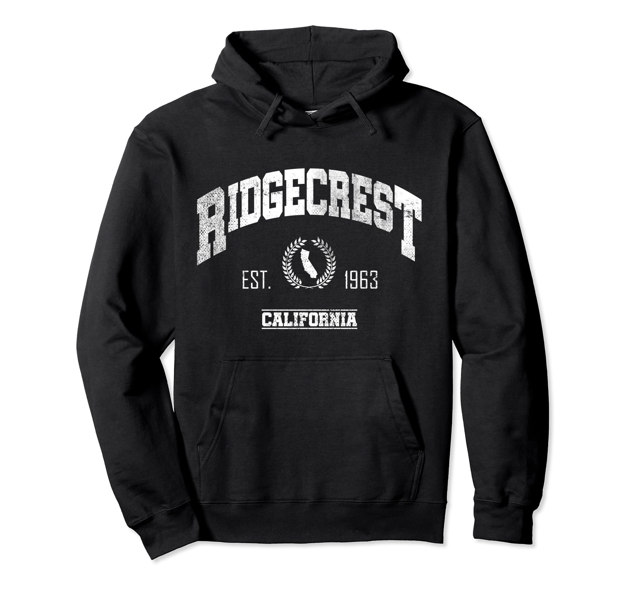 Ridgecrest CA | California | Vintage Throwback Pullover Hoodie