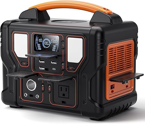 VOSFEEL Generador solar portátil de 299 Wh con toma de corriente alterna de onda pura (panel solar no incluido)