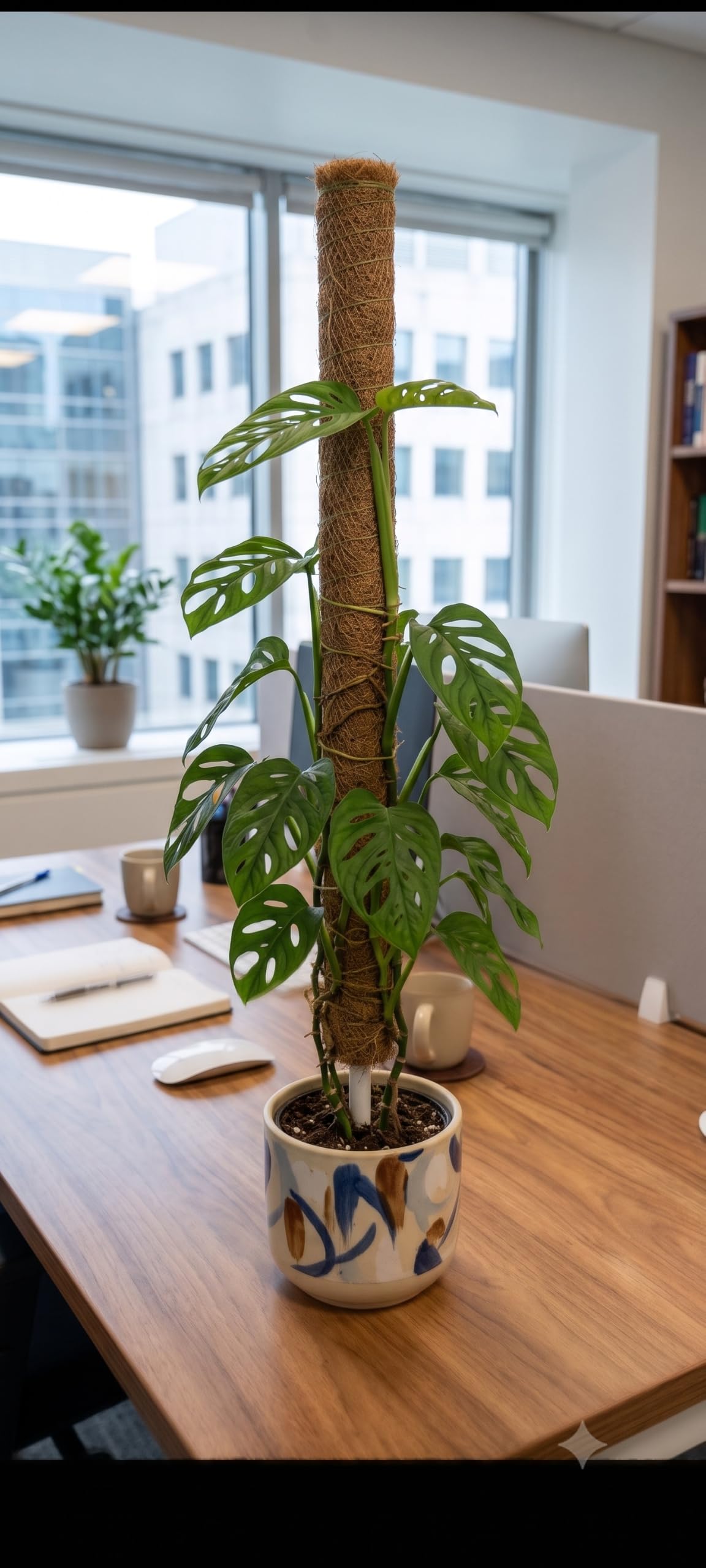 3FT Coir Moss Stick for Climbing Plants | Natural Coir Material, Plant Support Pole-image-4