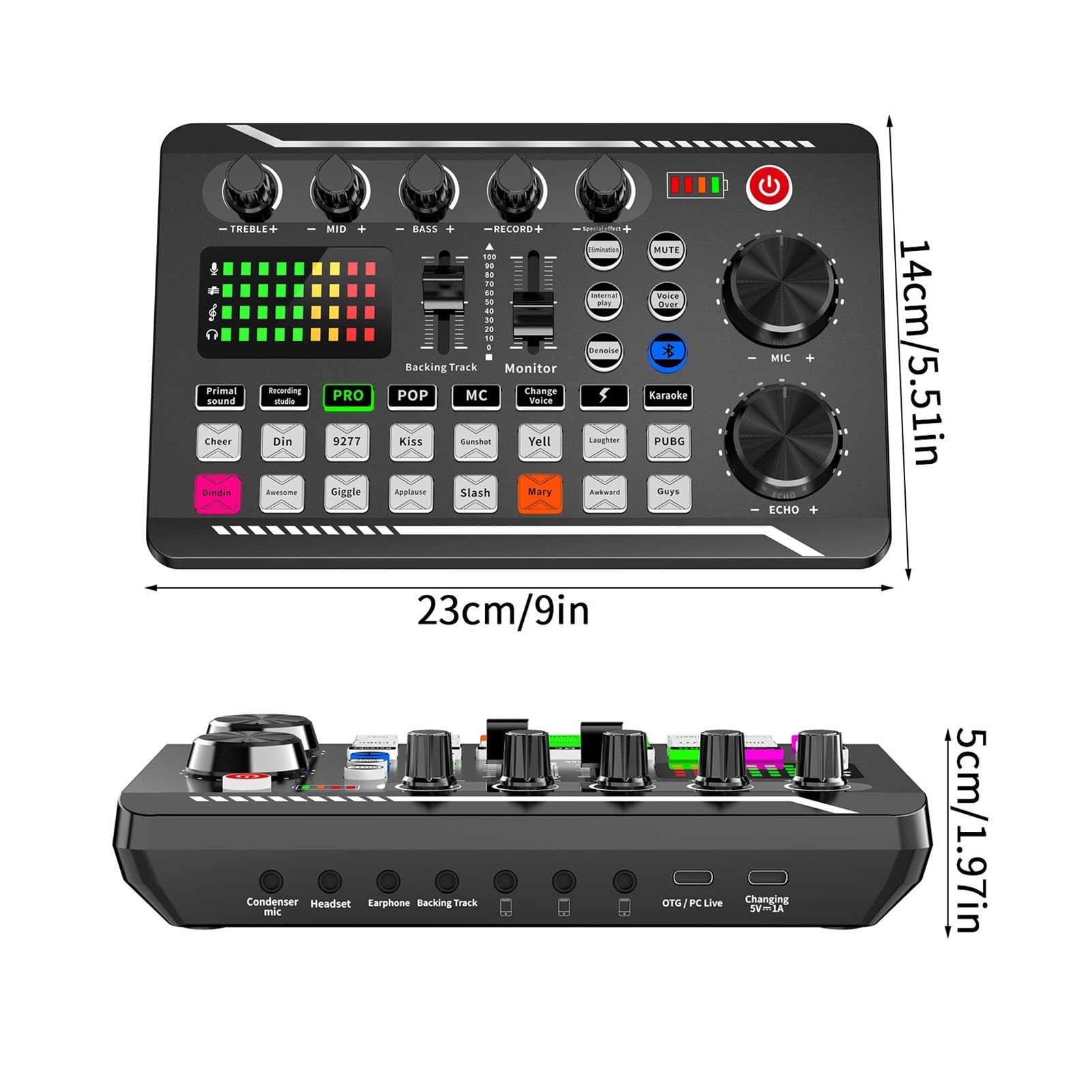 Podcast Kit, Kit scheda audio for microfono Pacchetto attrezzatura streaming versione inglese for streaming//podcasting