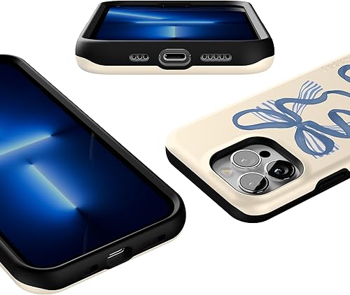 Vista 311 de Casely iPhone 13 Pro Case Compatible with MagSafe Blue Marble Case