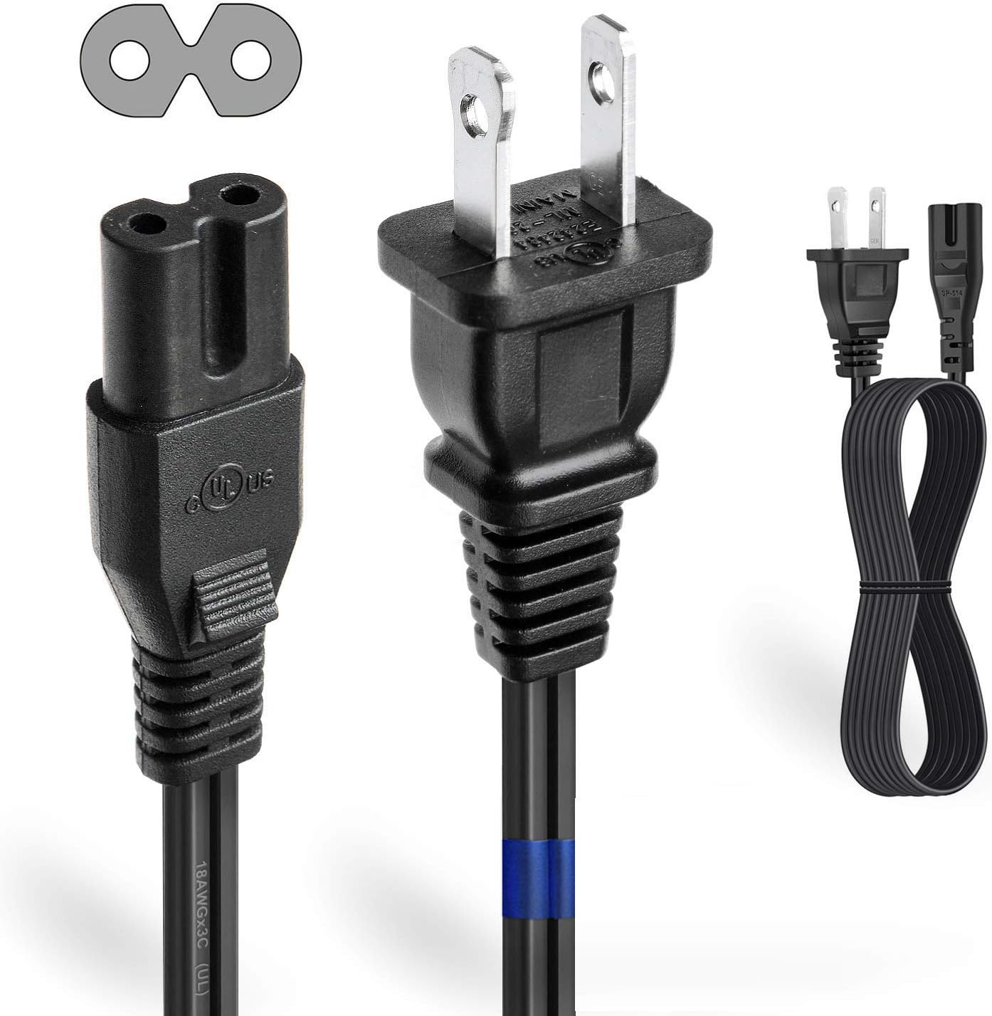 T POWER UL Listed for VANKYOs Polk Audio Signa S2 Ultra-Slim LG TV Sony Soundbar Leisure Cinemango Q5100DR. J Professional HI-04 Portable Movie Mini Projector Power 4FT 2 Prong Ac Lead Cable Cord T POWER UL Listed for VANKYOs Polk Audio Signa S2 Ultra-Slim LG TV Sony Soundbar Leisure Cinemango Q5100DR. J Professional HI-04 Portable Movie Mini Projector Power 4FT 2 Prong Ac Lead Cable Cord