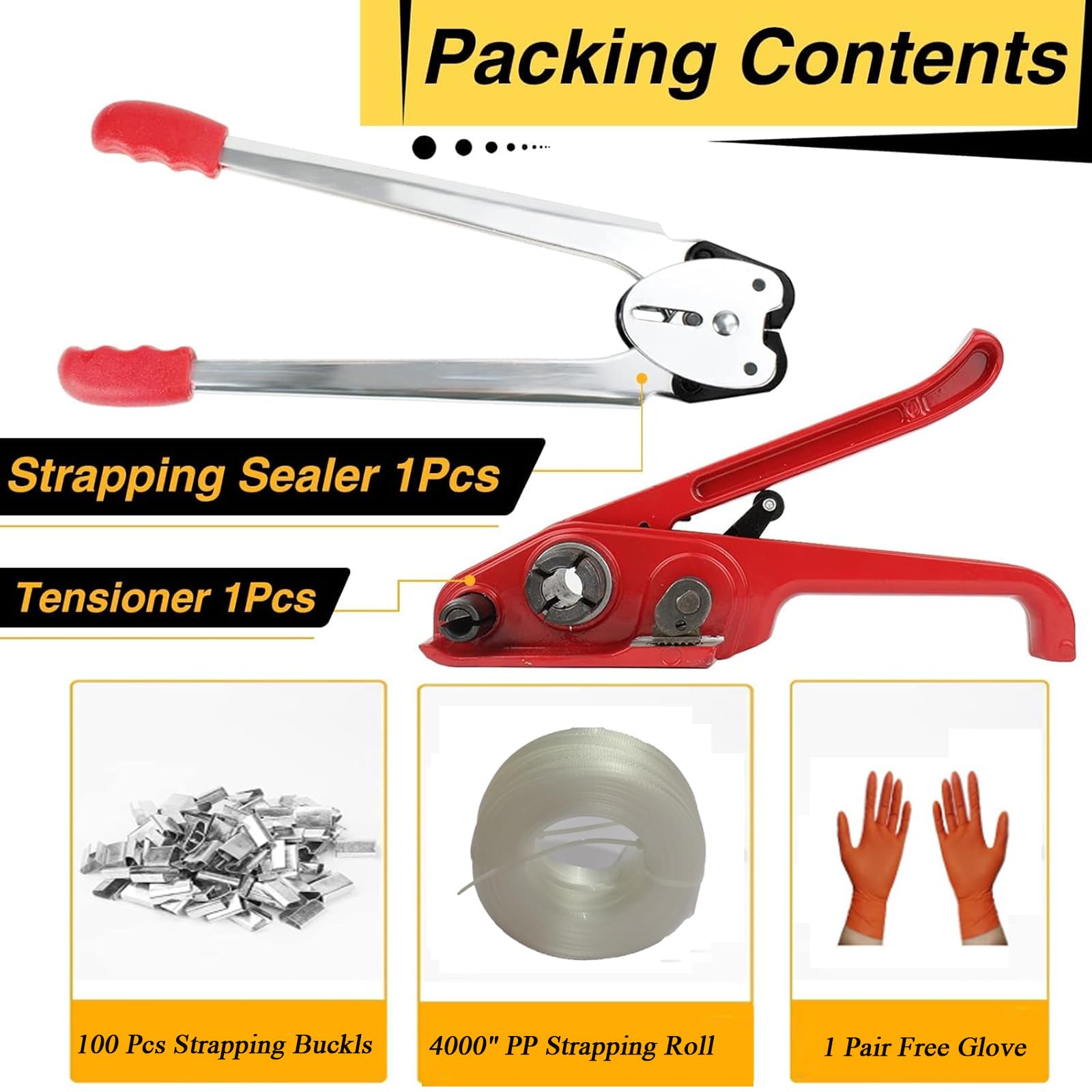 Heavy-Duty Pallet Strapping Kit - FREE SHIPPING -6