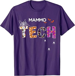 Mammo Tech Halloween Mammography Tech Mammogram Spooky X-Ray T-Shirt
