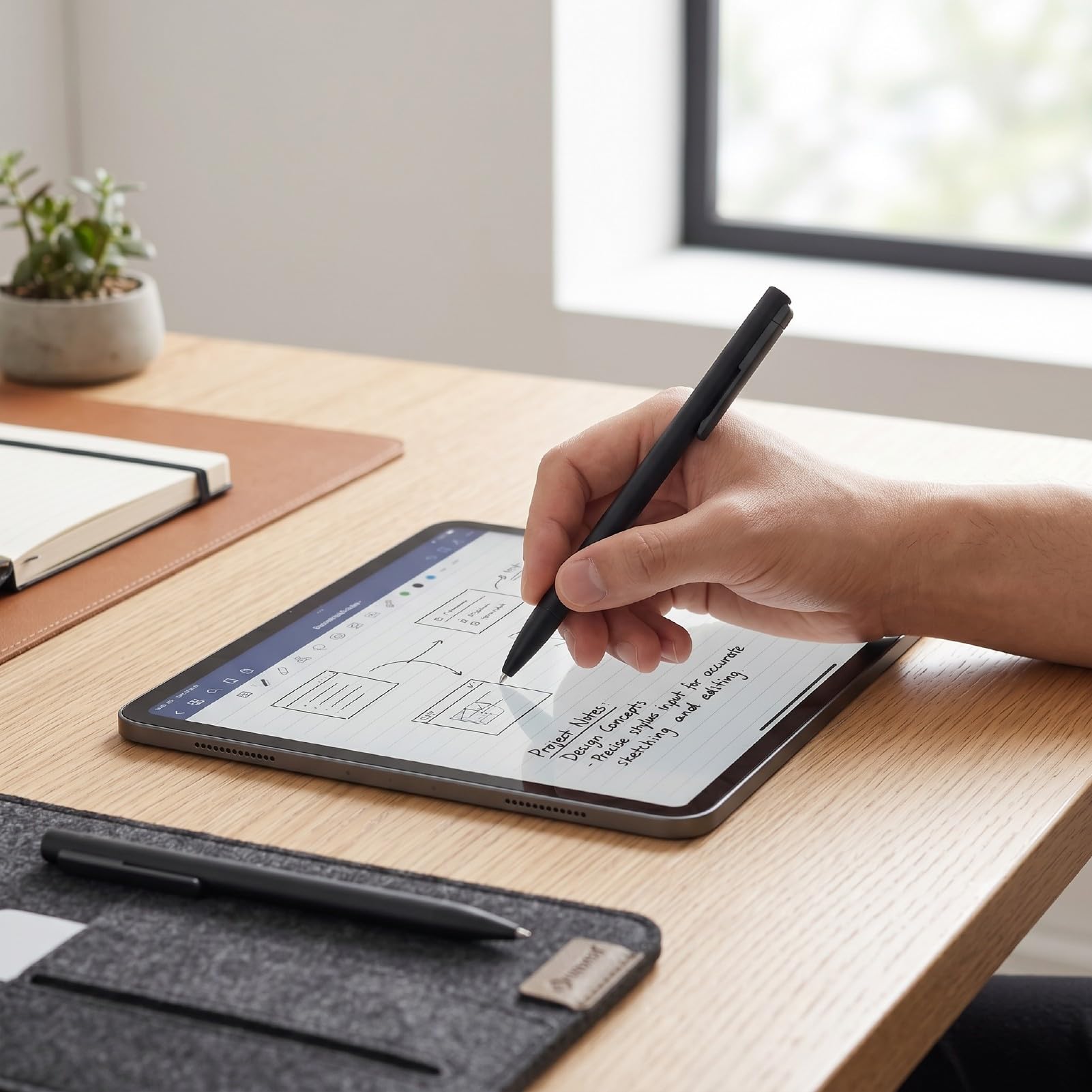 Sprachaufzeichnungsstift, AI Smart Pen mit APP-Steuerung für Texttranskription in Echtzeit, 25-Stunden-, Typ-C-Aufladung, Sprachaktiviert, Ergonomischer Griff für Vorlesungen, (16GB)