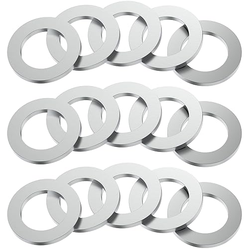 Juntas de tapón de drenaje de aceite de aluminio, arandela aplastante de 0.551 in para sellado a prueba de fugas, arandela de enchufe de aceite