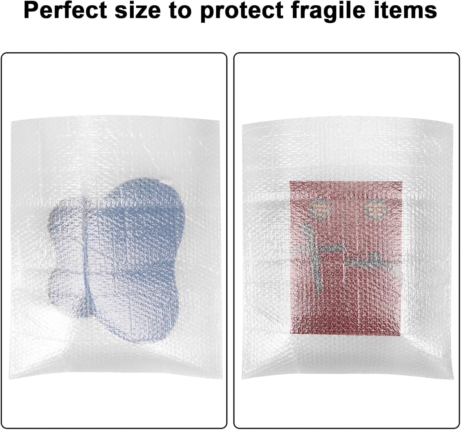 12Pack Self-Seal Big Bubble Out Bag Pouches 20 x 24 Inch Double Walled Large Self-Sealing Protective Wrap Cushioning Bags for Shipping, Packing, Moving