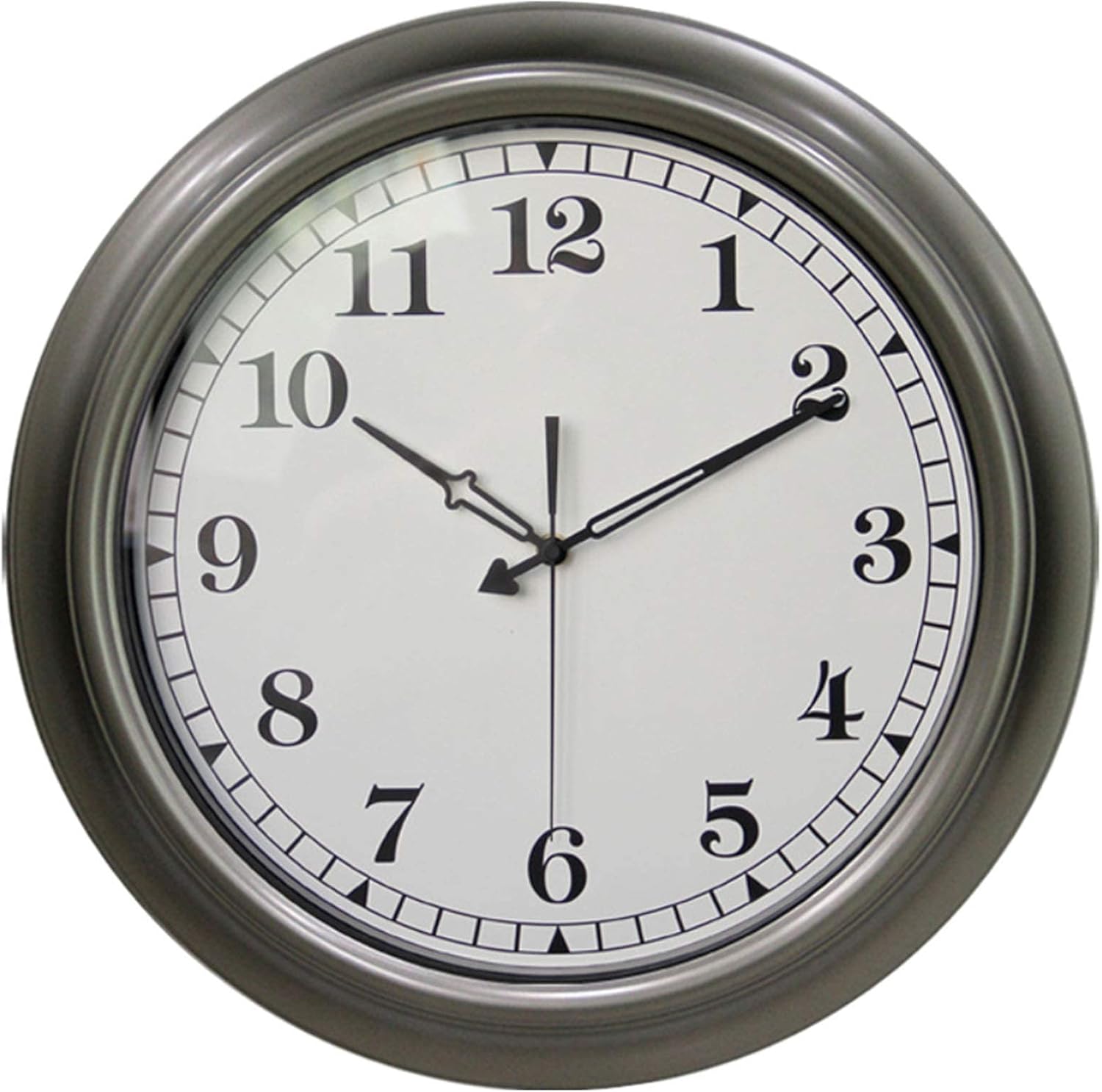 SBTXHJWCGLD Outdoor Garden Wall Clock, 18In Large Decorative Wall Clock Wall Clock Bathroom Shower Fitness Swimming Pool Bathroom Waterproof and Moisture-Proof Wall Clock for Kitchen Pool Outd