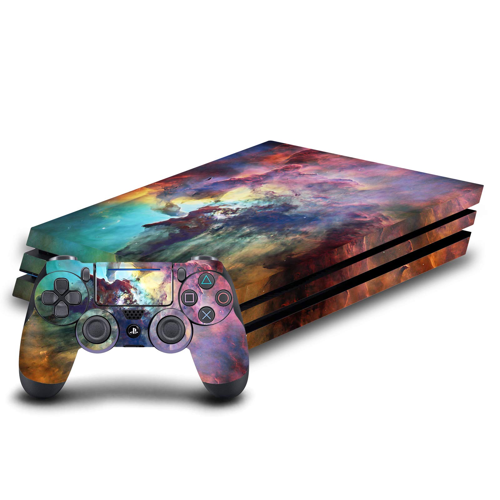 Protéger Console PS4 Pro avec Skin Vinyle Nébuleuse de la Lagune