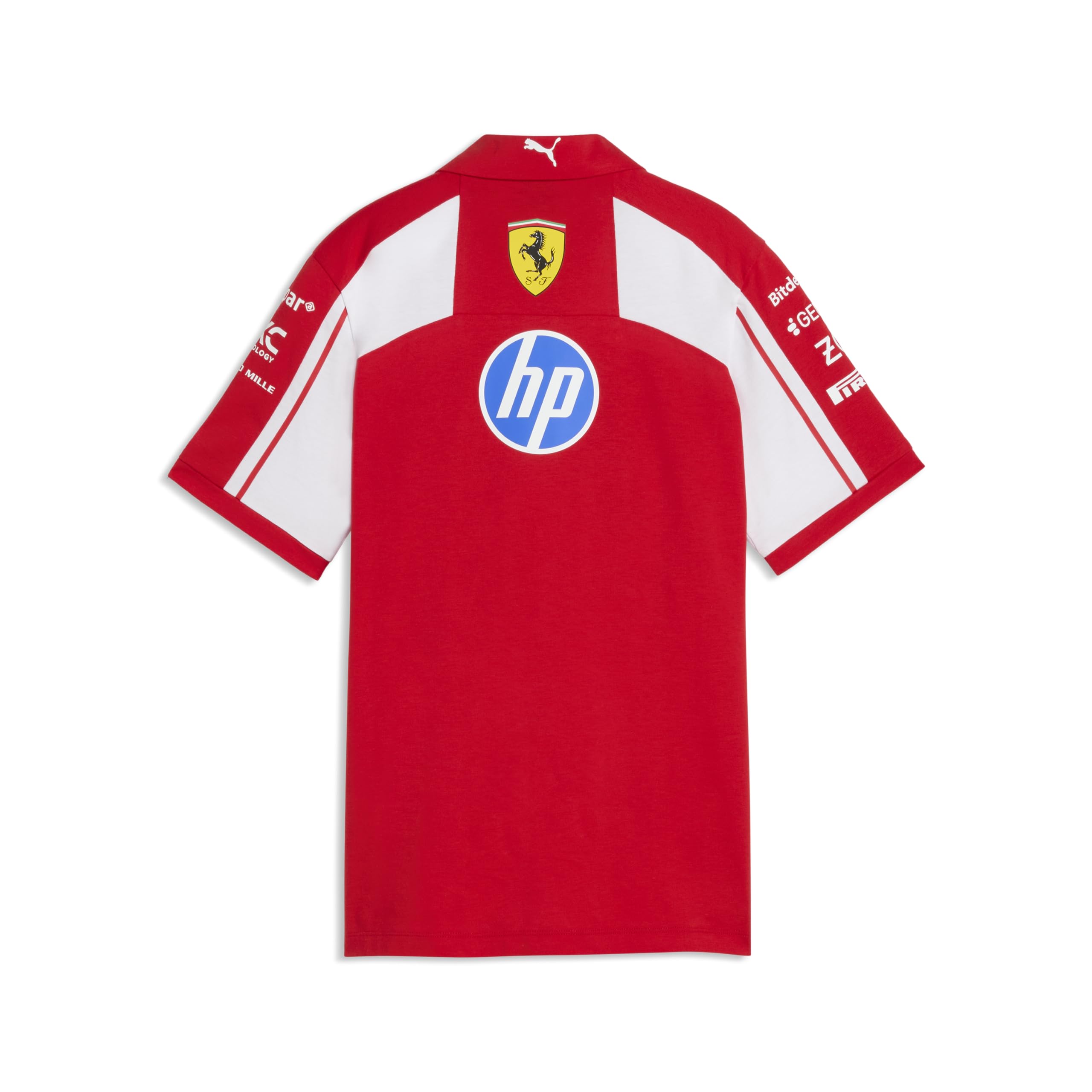 PUMA Scuderia Ferrari F1 2026 Polo del Equipo para Mujer - Rojo