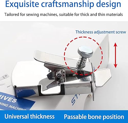 Miniatura 2 de Guía de costura magnética para coser Buddy de 2 piezas, guía de costura magnética para máquina de coser, regla de guía de costura multifuncional de