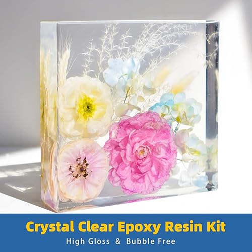 Miniatura 2 de TAKIMO Kit de resina transparente de 2 galones, resina epoxi sin burbujas y no amarillenta para revestimiento, fundición, mesa, bricolaje, bar,