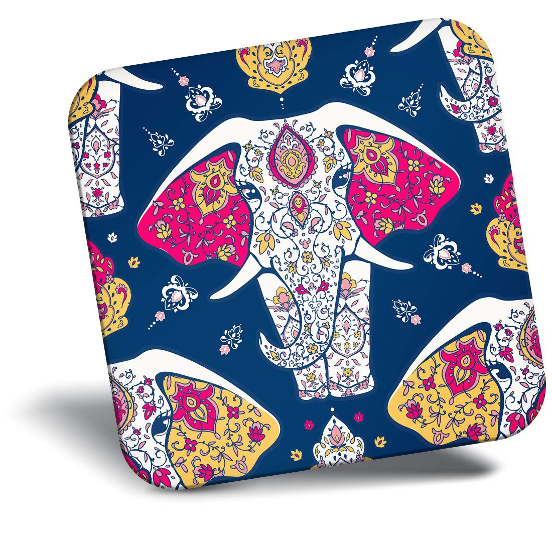 Destination Vinyl Ltd Fridge Magnet - Mandala Elephant Indian Style 2852