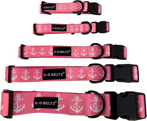 Miniatura 3 de K-9 Beltz Collar de perro de estilo clásico con hebilla de liberación rápida de poliéster XS, S, M, L, XL ancho 38, 58, 34, 1, 1 12 pulgadas