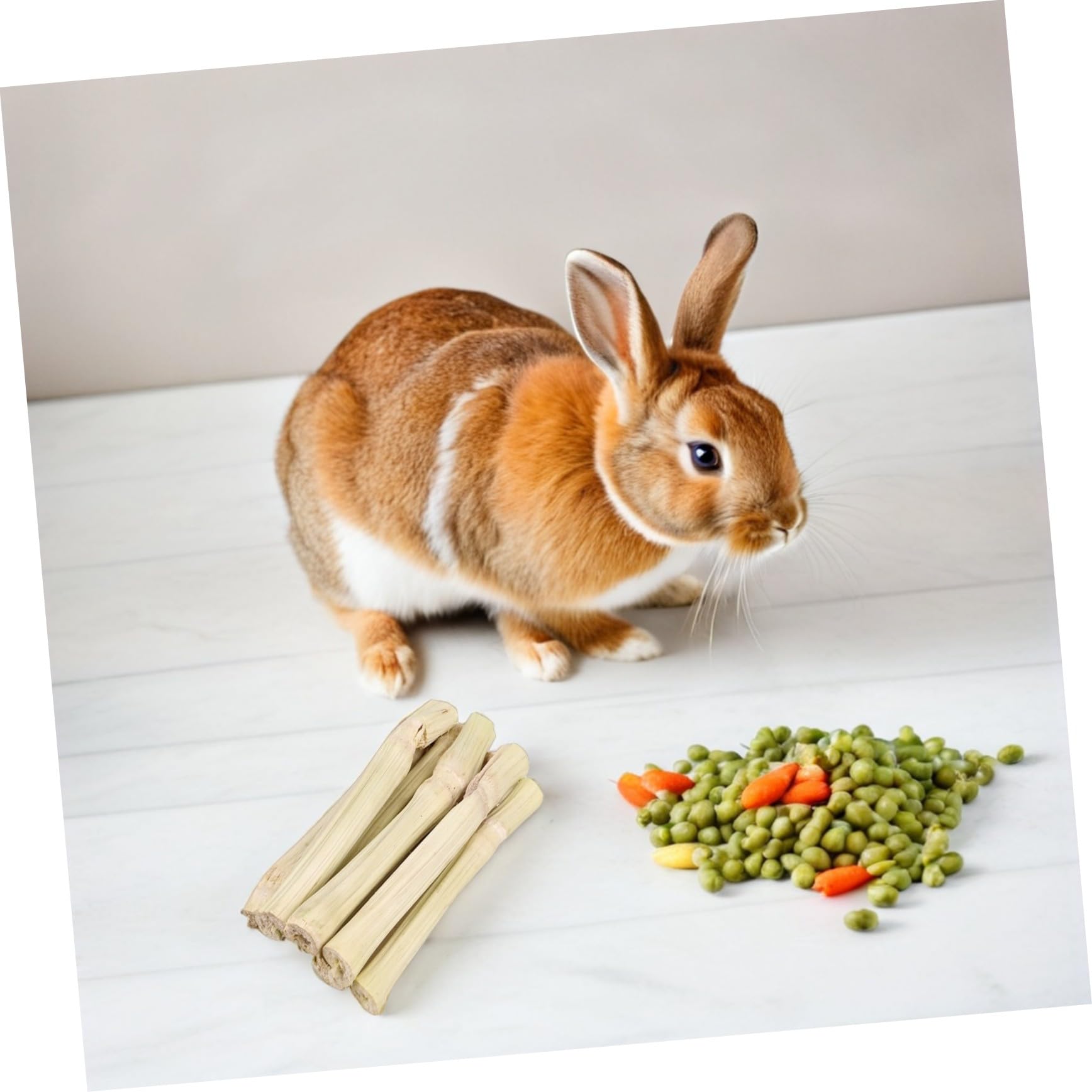 BESTonZON Chinchillafutter Aus Bambusrohr Kaninchen-kauknochen Kleintierspielzeug Für Hamster Rattenzubehör Handgemachte Snacks Für Haustiere Natürliches Zubehör Für Chinchillas Und Meerschw