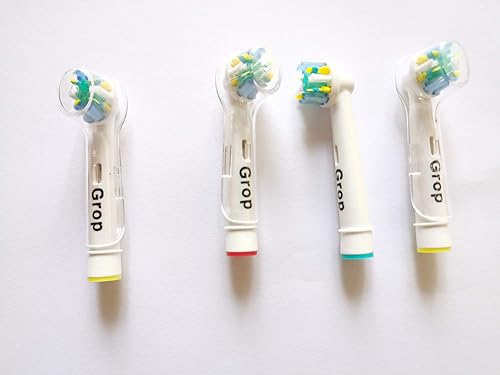 Miniatura 8 de Recambio de cabezales de repuesto para cepillo de dientes eléctrico oral Pro 1000 Pro 3000 Pro 5000 Pro 7000 Vitality Floss Action, 8 unidades con