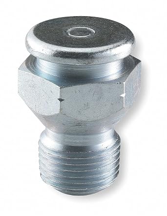 Kingfisher Grease Fitting, Button, 1/8-27, PK10 5PU34-1 Each