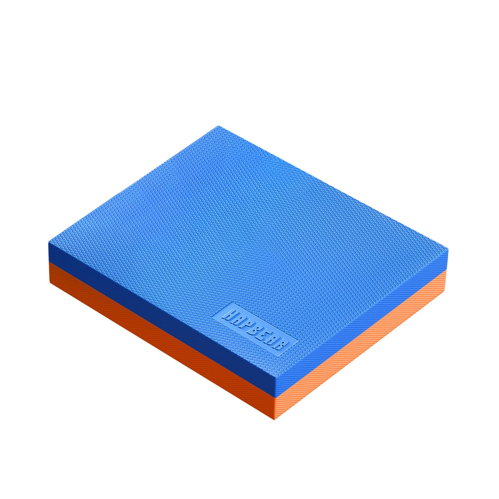 HAPBEAR Balance Pad 2er-Sets, 40x33cm rutschfest Balance-Kissen,6cm Dickes Gleichgewichtskissen für Gleichgewicht, Stabilitätstraining, Physiotherapie & Fitness-Kissen,inkl Resistance Band