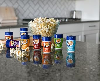 Kernel Season's Popcorn Seasoning Variety Pack, 0.9 oz 25 g 8 Flavors | Popcorn Condiments Mini Jars Variety Pack
