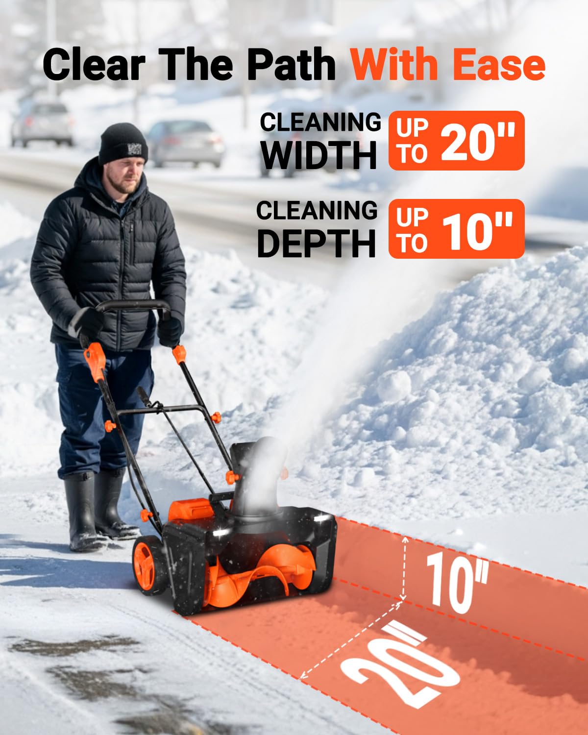 Amazon.co.jp: VOLTASK (ボルタスク) 48V コードレス除雪機 48ボルト