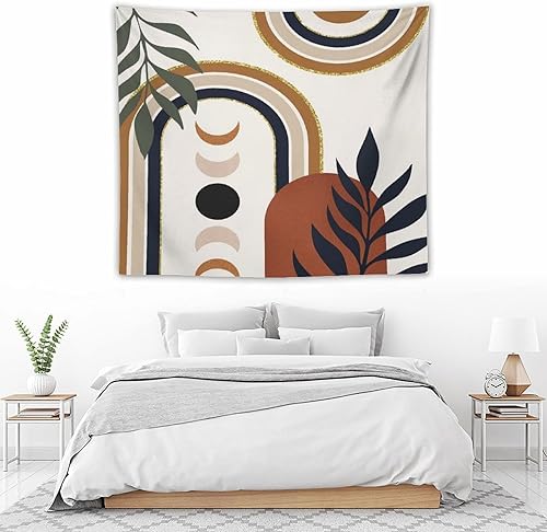 Miniatura 168 de Tapiz floral retro de los años 60 y 70, diseño hippie de primavera Groovy Flower Power Flower Boho para colgar en la pared, arte neutro para Hippie