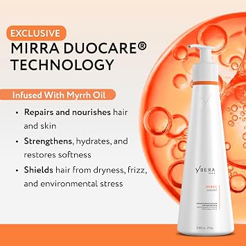 YBERA PARIS MIRRA DuoCare Hair & Skin Moisturizing Cream, 250g / 8.8 fl oz