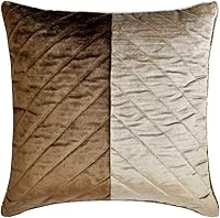 Vista 63 de The HomeCentric Funda de almohada, fundas marrones, fundas de almohada geométricas japonesas ópticas, fundas de almohada de 24 x 24 pulgadas, fundas