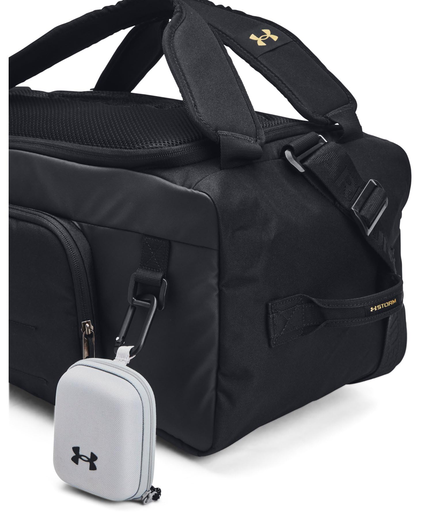 Under Armour Contain Duo Torby sportowe dla dorosłych, unisex, czarne, rozmiar S, Czarny / / Metaliczny Złoty, S