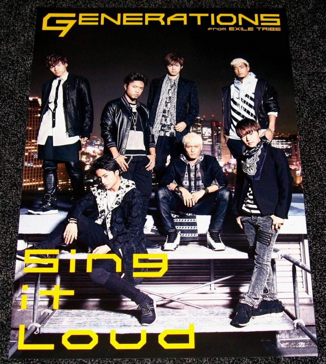GENERATIONS ポスター　沢山 Amazon.co.jp: GENERATIONS from EXILE TRIBE Sing it Loud