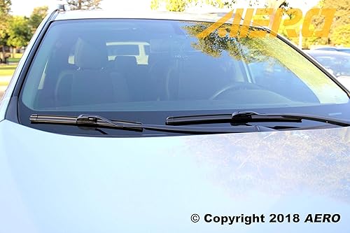 Miniatura 7 de AERO Voyager - Limpiaparabrisas prémium de 26 + 16 pulgadas para todas las estaciones, con repuestos adicionales de goma, repuesto del equipo