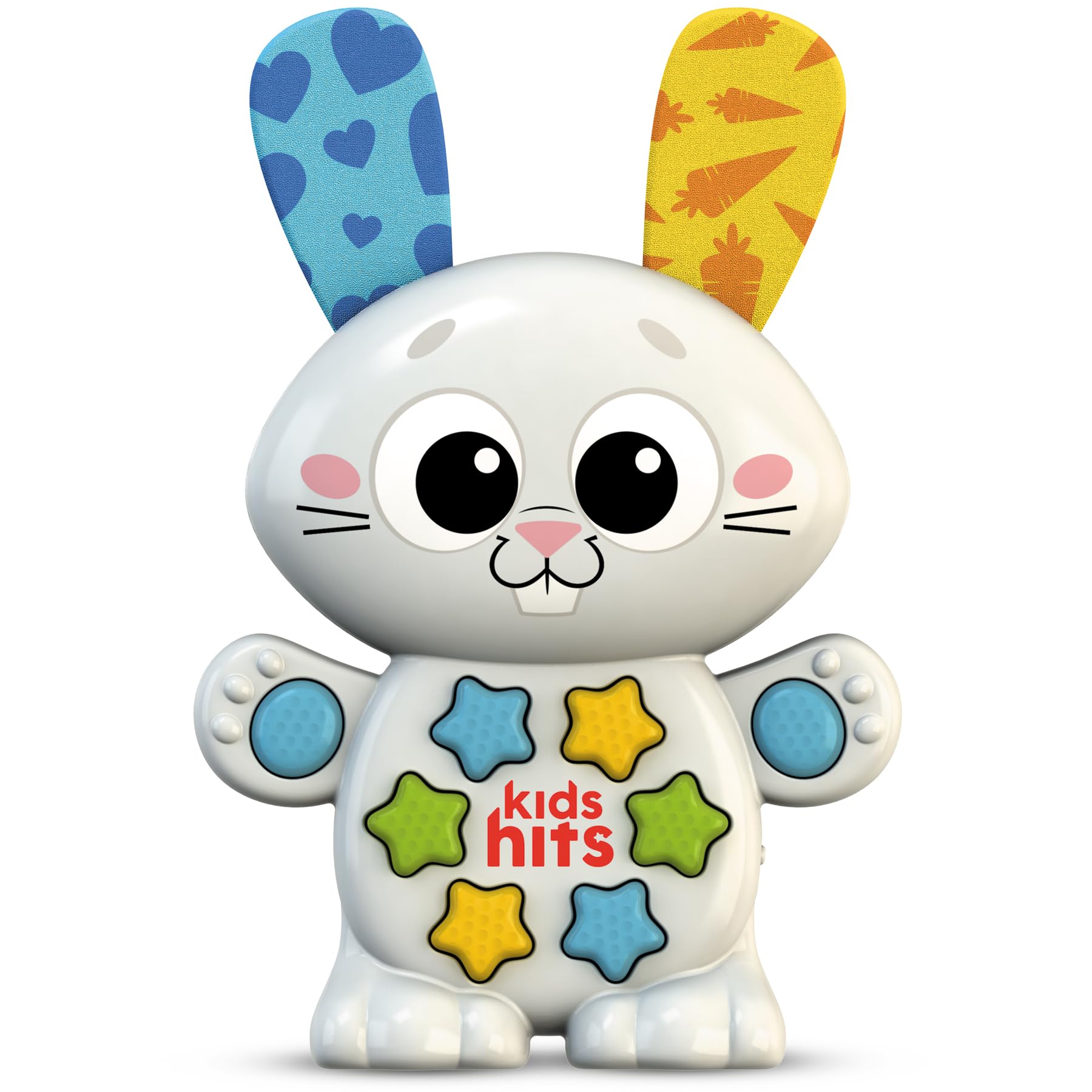 Kids Hits Animal Toy for Toddlers Babies Musical – Interactive Light-Up Learning Toy with Songs, ABCs & Counting – Ages 2+ – Educational Gift for Boys & Girls (Rabbit)