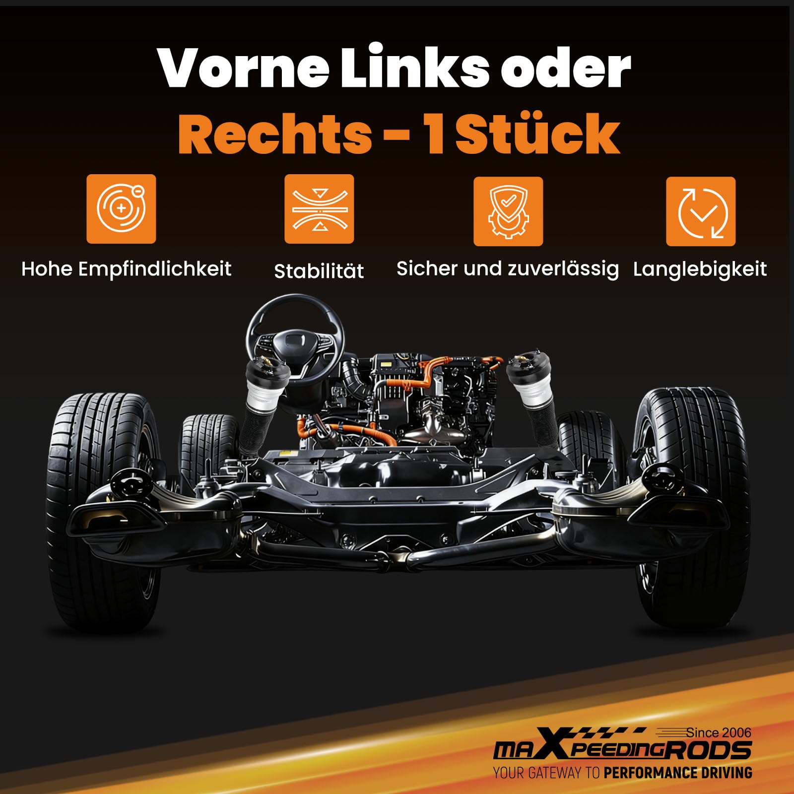 maXpeedingrods Federbein vorne Mercedes S-Klasse W220 Luft Airmatic