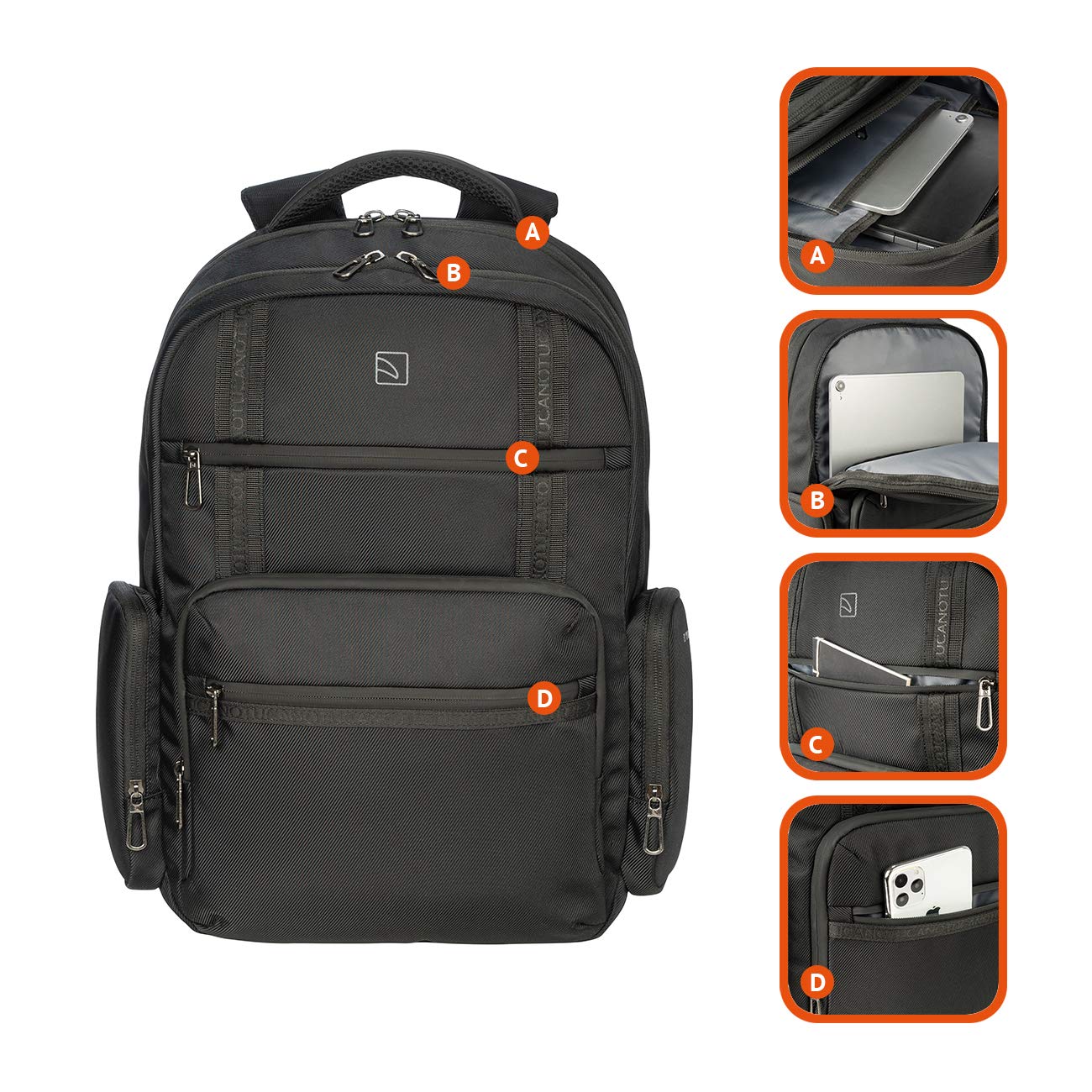 コップン✨️ AGS ANTI GRAVITY SYSTEM MK.IV Tucano AntiGravity Backpack, Compatible with 16” MacBook/17