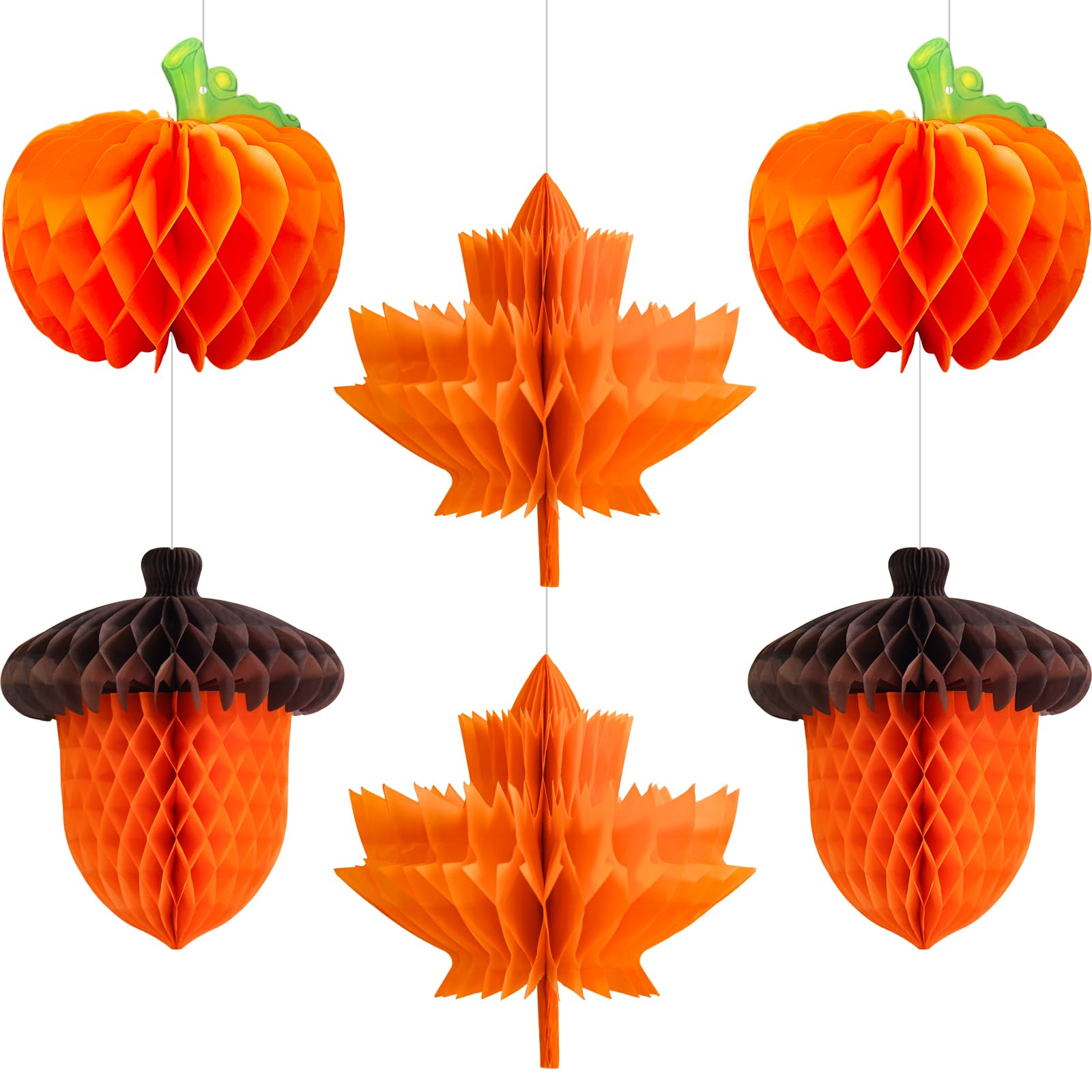 Fall Honeycomb Paper Centerpiece Decorations — image 1